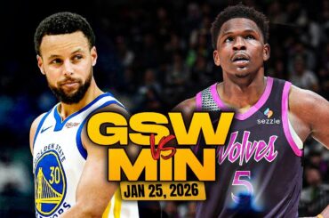 Golden State Warriors vs Minnesota Timberwolves Full Game Highlights | Jan 25, 2026 | FreeDawkins