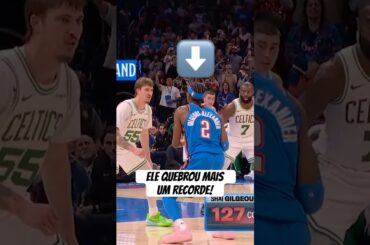 Shai está com fome de recordes! 🔥 #nba