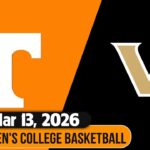 Vanderbilt vs Tennessee Live HD March/13/2026 | Men's College Basketball | NCAAM Today