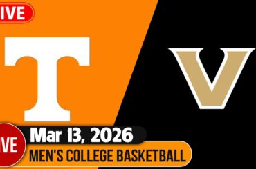 Vanderbilt vs Tennessee Live HD March/13/2026 | Men's College Basketball | NCAAM Today