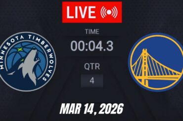 NBA LIVE! Golden State Warriors vs Minnesota Timberwolves | March 14,2026 | 2026 NBA Season Live 2K