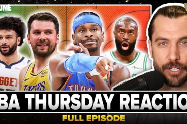 HISTORY for SGA in Thunder-Celtics, Luka goes OFF for 51 for Lakers, Nuggets-Spurs | NBA Reaction