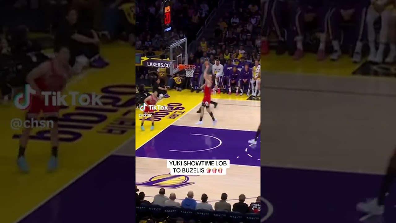 YUKI PLAYMAKING IN LA! 🔥🍿 #nba #chicagobulls #basketball