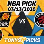 Phoenix Suns vs Toronto Raptors Pick 3/13/26 NBA Pick Prediction