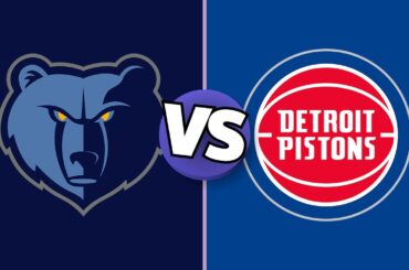 Memphis Grizzlies vs Detroit Pistons NBA Live Play By Play Scoreboard 3/13/26