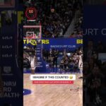 Cade drilled a crazy shot that almost counted at the 3Q buzzer 😱