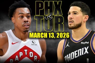 Toronto Raptors vs Phoenix Suns Full Game Highlights – March 13, 2026 | NBA Season