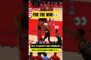 Pelicans PUSHED Rockets right to the END👀