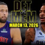 Detroit Pistons vs Memphis Grizzlies Full Game Highlights – March 13, 2026 | NBA Season