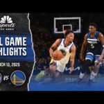 Warriors vs. Timberwolves highlights: Top plays in Golden State's 127-117 loss | NBC Sports BA