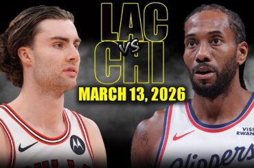 Los Angeles Clippers vs Chicago Bulls Full Game Highlights – March 13, 2026 | NBA Season