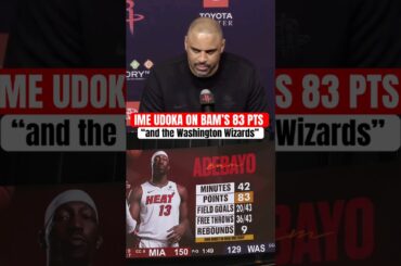 Ime Udoka reacts to Bam scoring 83