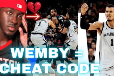 WEMBY FRIED US.. Spurs Vs Rockets Highlights Reaction