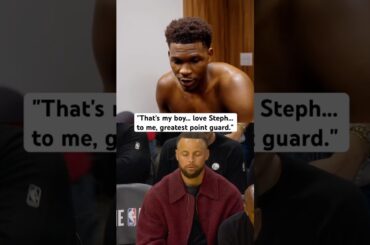 Some love and some trash talk as an early birthday present to Steph last night! | @timberwolves/YT