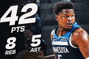 Anthony Edwards GOES OFF For 42 Points vs Warriors 🔥 | March 13, 2026