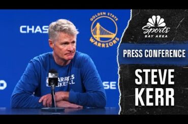 Warriors' Steve Kerr shares Steph Curry injury ‘trending in right direction' | NBC Sports Bay Area