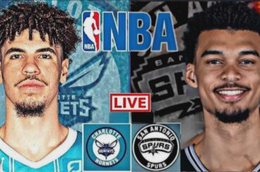 NBA LIVE: SAN ANTONIO SPURS vs CHARLOTTE HORNETS (LIVESCORE)