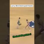 Larry Bird Dropped 60… The Bench Was Laughing! #nba #basketball #shorts