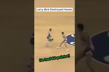 Larry Bird Dropped 60… The Bench Was Laughing! #nba #basketball #shorts