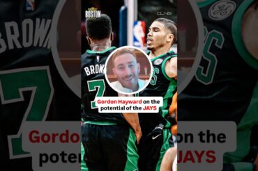 Gordon Hayward on the POTENTIAL of Jayson Tatum and Jaylen Brown #shorts