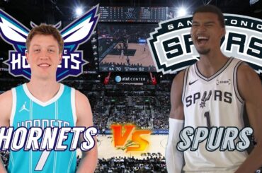 Charlotte Hornets vs San Antonio Spurs Live Play by Play & Scoreboard
