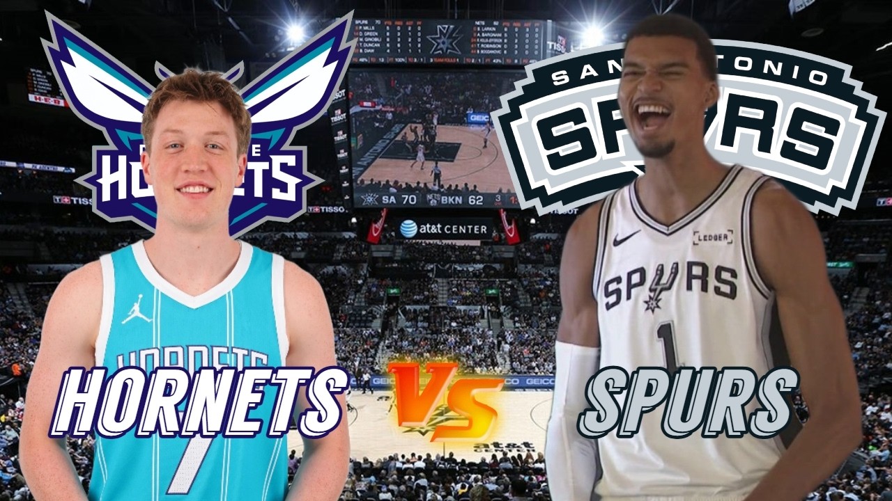 Charlotte Hornets vs San Antonio Spurs Live Play by Play & Scoreboard