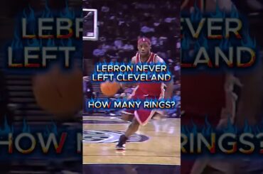 LeBron stayed in Cleveland and won HOW MANY rings 😭 #nba #simulation