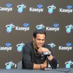 Erik Spoelstra Talks Miami Heat Try To Avoid Play-in, Return of Herro and Powell, 3Q Issues Fixed?