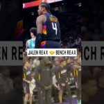 Whole squad was HYPE on this Jalen slam 💥 shorts | Phoenix Suns