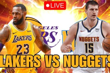 🏀 NBA 🏀 Los Angeles Lakers vs Denver Nuggets LIVE Play by Play & Reaction *LIVE SCOREBOARD*