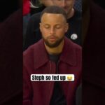 Steph going through it 😅