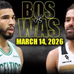 Boston Celtics vs Washington Wizards Full Game Highlights - March 14,  2026 | NBA Season