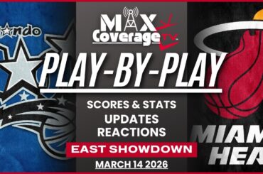 🔴LIVE - Orlando Magic vs Miami Heat - Play-By-Play & Reactions (3/14/26)