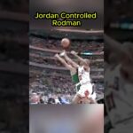 Why Jordan Loved Playing With Rodman! #nba #basketball #shorts