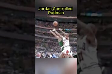 Why Jordan Loved Playing With Rodman! #nba #basketball #shorts