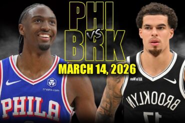 Philadelphia 76ers vs Brooklyn Ners Full Game Highlights – March 14, 2026 | NBA Season