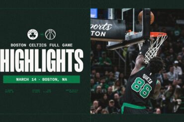 Boston Celtics handle business with 111-100 win over Washington Wizards | Extended Highlights