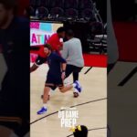 Pelicans Sharpshooters Getting Locked In Before Tip-Off 🔥🏀 #basketball #courtside #nbapregame#nba