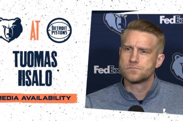 Tuomas Iisalo Press Conference | Grizzlies vs. Pistons (3/13/26)