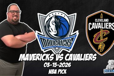 Dallas Mavericks vs Cleveland Cavaliers 3/15/26 NBA Free Picks & Prediction | NBA Betting Tips