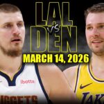 Los Angeles Lakers vs Denver Nuggets Full Game Highlights – March 14, 2026 | NBA Season
