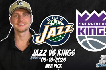 Utah Jazz vs Sacramento Kings 3/15/26 NBA Free Picks & Prediction | NBA Betting Tips