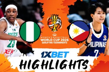 Nigeria 🇳🇬 v Philippines 🇵🇭 | Highlights | #FIBAWWC 2026 Qualifying Tournament