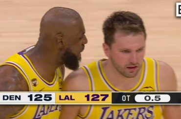 Luka Doncic GAME-WINNER in OT | Lakers vs. Nuggets Wild Ending