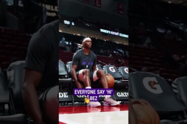 Kyle Filipowski Getting Locked In Before Tip-Off 🔥🏀 #basketball #courtside #nba #nbapregame #dunk