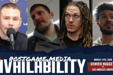 ALL Denver Nuggets Postgame Media vs. LAL  🎙️