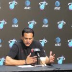 Erik Spoelstra Talks Miami Heat Loss To Magic, Return Of Powell and Herro, Bad 5 Second Call in 4Q