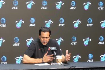 Erik Spoelstra Talks Miami Heat Loss To Magic, Return Of Powell and Herro, Bad 5 Second Call in 4Q