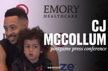 Hawks vs. Bucks Postgame Press Conference: CJ McCollum