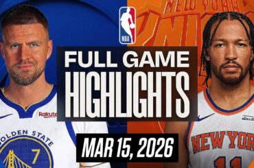 WARRIORS vs KNICKS FULL GAME HIGHLIGHTS MARCH 15, 2026 NBA HIGHLIGHTS | NBA 2K26 GAMEPLAY